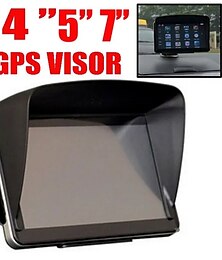 voordelige -gps sat nav zonnescherm vizier voor 4.3 "/ 5" / 7 "/inch screen shield auto gps accessoires zonnescherm gps cover block blind cap