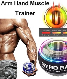 זול -led gyroscopic powerball autostart range gyro power self start כדור יד כושר ציוד אימון זרוע יד מאמן שרירי