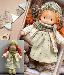 billige -waldorf dukke dukke kunstner håndlavet mini dress-up dukke diy halloween gave