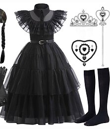 preiswerte -Gothic-Horror Dunkle Wissenschaft Kleid Maskerade Cosplay Film Cosplay for Mädchen Kinder Karneval Maskerade