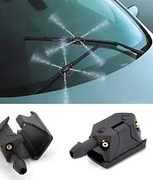 cheap -2Pcs Universal Car Windscreen Washer Wiper Blade Water Spray Jets Nozzles Mounted Onto 8mm 9mm Arm Adjusted 4 Way Upgrade