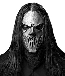 Недорогие -Slipknot взрослый Мик маска для лица маска косплей страшный костюм карнавал маскарад легкие костюмы на Хэллоуин