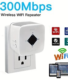 economico -amplificatore di segnale wifi extender fino a 2640 sq.ft&amp; 25 dispositivi wifi range extender ripetitore internet wireless amplificatore a lungo raggio