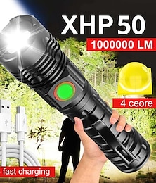 cheap -Powerful LED Flashlight High Power 18650 USB Rechargeable Zoom Fishing Lantern 5 Modes Waterproof Bicycle Light Tactical Torch