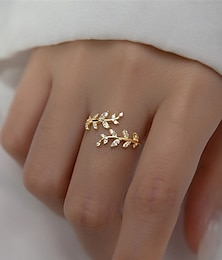 cheap -Women's Rings Fashion Outdoor Leaf Ring