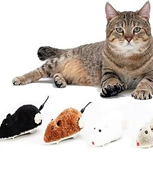 ieftine -jucărie interactivă pentru pisici 1 buc șoarece de pluș - stimulează instinctele naturale ale pisicii tale!