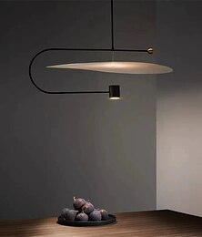 voordelige -led hanglamp 60cm creatieve nordic decor kroonluchters, minimalistische stijl led hanglamp, eetkamer nachtkastje plafondlamp 110-240v