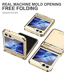 זול -טלפון מגן עבור סמסונג גלקסי Z Flip 7 Z Flip 6 Z Flip 5 Z Flip 4 Z Flip 3 כיסוי אחורי ציפוי מגן גוף מלא נגד שריטות PC