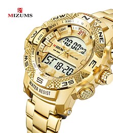 ieftine -mizums femei bărbați copii ceas digital ceas cu quartz cadran mare sport moda afaceri calendar luminos ceas din aliaj rezistent la apă