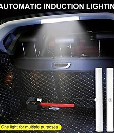 זול -תאורת תא מטען לרכב חיישן אוטומטי אור תאורת תא מטען לרכב עם פתיחת דלת אינדוקציה אור תיבת זנב לרכב