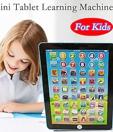 ieftine -1 mașină de învățare mini tabletă pentru copii - cititor tactil de engleză cu beneficii pentru educația timpurie - jucărie cadou perfectă pentru distracția educațională