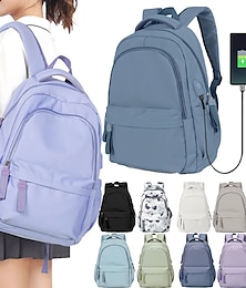 preiswerte -Großer Laptop-Rucksack, langlebig, wasserdicht, für Reisen, College-Rucksack, Büchertasche für Mädchen und Jungen, Business-Rucksack, Outdoor-Freizeit-Tagesrucksack