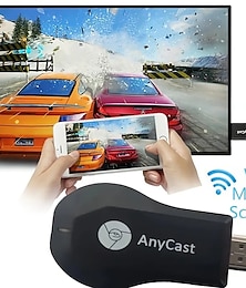 お買い得  -wifi スティックオリジナル 1080p ワイヤレスディスプレイテレビドングル受信機テレビスティック miracast 用 airplay for anycast m2 プラステレビスティック