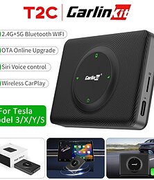 cheap -CarlinKit T2C Wireless CarPlay Adapter Android Auto Adapter For Tesla Model 3/X/Y/S CarPlay Wireless Activator Navigation Spotify Siri iOS16