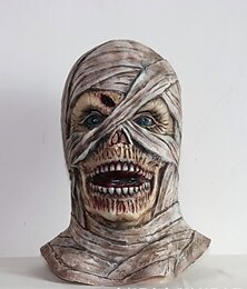 abordables -Momie Masque Accessoires d'Halloween Adulte Homme Femme Marrant Déguisement effrayant Halloween Carnaval mardi Gras Costume de carnaval facile