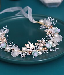 abordables -bandeaux accessoire cheveux imitation perle fil de cuivre fête de mariage / soirée mariage mariée avec strass fausse perle coiffe coiffure robe pour impressionner 2025