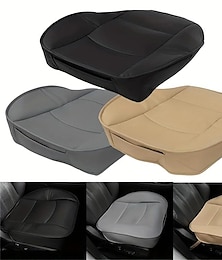 abordables -Mejora tu coche con una elegante funda de asiento de piel sintética: ajuste universal.