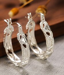 Χαμηλού Κόστους -Γυναικεία Κουμπωτά Σκουλαρίκια Πολυτελή Κοσμήματα Κλασσικό Πολύτιμος Στυλάτο Απλός Σκουλαρίκια Κοσμήματα Χρυσό / Άσπρο Για Γάμου Πάρτι 1 ζευγάρι