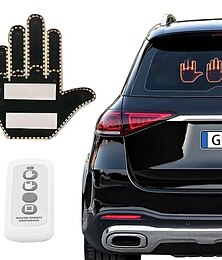 cheap -Middle Finger Gesture Light with Remote Middle Finger Car Light Truck Accessories Funny Car Accessories Ideal Car Gift