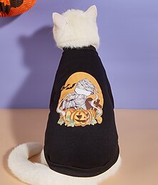 preiswerte -Hunde Katzen Pullover Modisch Kuschelig Winter Atmungsaktiv Weich Waschbar Komfortabel Outdoor Halloween Casual Hundebekleidung for Bichon Frise Spitz kleines Haustier Schmetterling Small