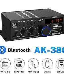 cheap -High Quality 1 Set 800W 2 Channel BT Mini HIFI Power Amplifier Audio Stereo Amp Home Car FM