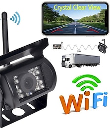economico -auto wifi visione notturna telecamera di retromarcia telecamera di backup bus camion telecamera di retromarcia per iphone / android