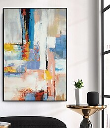 billiga -handgjord oljemålning canvas väggkonst dekoration modern abstrakt för heminredning rullad ramlös osträckt målning