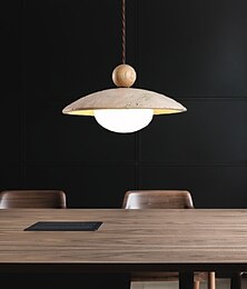 voordelige -led hanglamp hout design warm wit modern boerderij snoer verstelbare hanglampen keukeneiland verlichting voor eetkamer slaapkamer hal boven gootsteen 110-240v