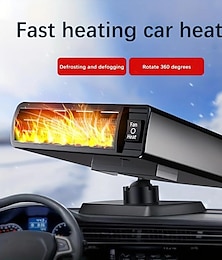 abordables -vitesse de chauffage de voiture ventilateur chaud chauffage électrique de voiture grand camion chauffage de voiture dégivrage de voiture désembueur