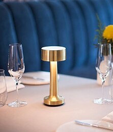 billiga -Bordslampa Uppladdningsbar / LED Modernt Modernt USB-driven Till Metall