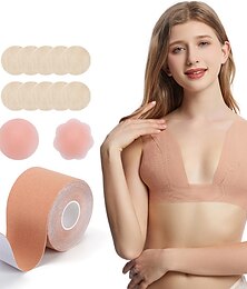 economico -set di accessori per lingerie invisibili da donna - sollevamento di pastiglie adesive per capezzoli & bodytape per il sostegno del seno per un look sicuro e confortevole