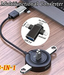 cheap -3 In 1 Usb C To Usb Adapterusb A To Usb C Camera Adapterusb Adapter For Iphoneusb To Ipad Adaptertype C To Usb Adapterusb A To Micro Usb AdapterOTG Adapter For Apple Android Mobile Phone