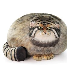 economico -gatto peluche corpo cuscino pallas gatto cuscino peluche simpatico gatto della steppa animali imbalsamati morbidi peluche gattino peluche cuscino di lancio bambola grandi giocattoli di peluche regalo