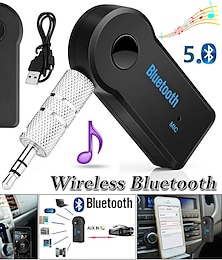 levne -bezdrátový bluetooth 3,5mm aux audio stereo hudba domácí auto přijímač adaptér mikrofon bluetooth přijímač 3,5mm bezdrátový bluetooth adaptér aux auto audio přijímač převodník,bluetooth