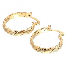 abordables -Femmes Boucles d'oreilles Mode Extérieur Géométrie Boucle d'oreille