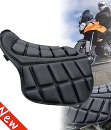 abordables -Nuevo cojín protector universal para asiento de motocicleta, funda transpirable para asiento de motocicleta, cojín para asiento, accesorios de absorción de impacto 3d