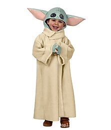 levne -Baby Yoda Cosplay kostým Úbory cosplay Filmové kostýmy for Chlapecké Dívčí Dětské Karneval Plesová maškaráda