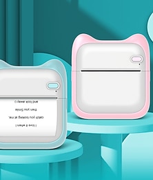 billiga -mini fickskrivare bluetooth foto bild hd label student termopapper student fel fråga mini portabel skrivare för lärande