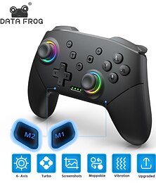 halpa -langaton ohjain Nintendo switchille oled konsoli pro peliohjain 600mah ladattavalla akulla ohjelmoitava turbotoiminto