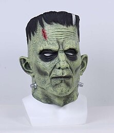 levne -Frankenstein Vědec Maska Halloween rekvizity Dospělé Pánské Dámské Legrační Strašidelný kostým předvečer Všech svatých Karneval Jednoduchý karnevalový kostým