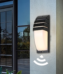 economico -applique da parete per esterni sensore di movimento acrilico alluminio impermeabile ip65 apparecchio da parete illuminazione alluminio led esterno applique per interni patio esterno portico 110-240v