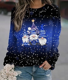 preiswerte -Anime 3D-Druck 3D Pullover Lustiges Weihnachts-Sweatshirt Weihnachtsmann Grafik für Paar Herren Damen Erwachsene 3D-Druck  für Weihnachten Party Festival