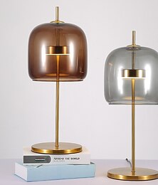 economico -Luce di lettura / Lampade da comodino Decorativo Contemporaneo moderno / Tradizionale / Classico Alimentazione LED Per Negozi / Cafè / Ufficio Metallo AC100-240V Argento / Giallo