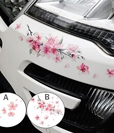 preiswerte -Kirschblüten-Blumen-Autoaufkleber lieben rosa Auto-Tuning-Styling-Accessoires