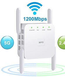 economico -5ghz wifi ripetitore wireless wifi extender 1200mbps amplificatore wi-fi 802.11n ripetitore del segnale wifi a lungo raggio 2.4g ripetitore wifi