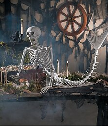 お買い得  -ハロウィン人魚の骸骨家の装飾 80 センチメートル