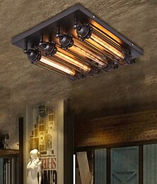 levne -lightinthebox led stropní světlo nástěnné světlo 1/4 hlavové obývací pokoj stropní světlo retro průmyslové ložnice balkon stropní lampa kulatá horní barový pult stropní svítidla 110-240v