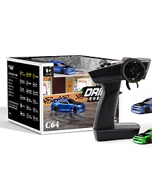 abordables -turbo racing racing drift car 176 pleine échelle c64 télécommande modèle de voiture de voiture