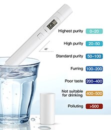 baratos -Tds digital testador de água caneta teste de água medidor de análise de qualidade da água verificação de pureza da água 0-9999 ppm medição testador de dureza