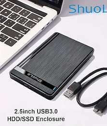 economico -Custodia per disco rigido esterno da 2,5 pollici sata a usb 3.0 ssd custodia per disco rigido esterna custodia per disco rigido custodia per disco rigido ottimizzata per supporto ssd uasp sata iii